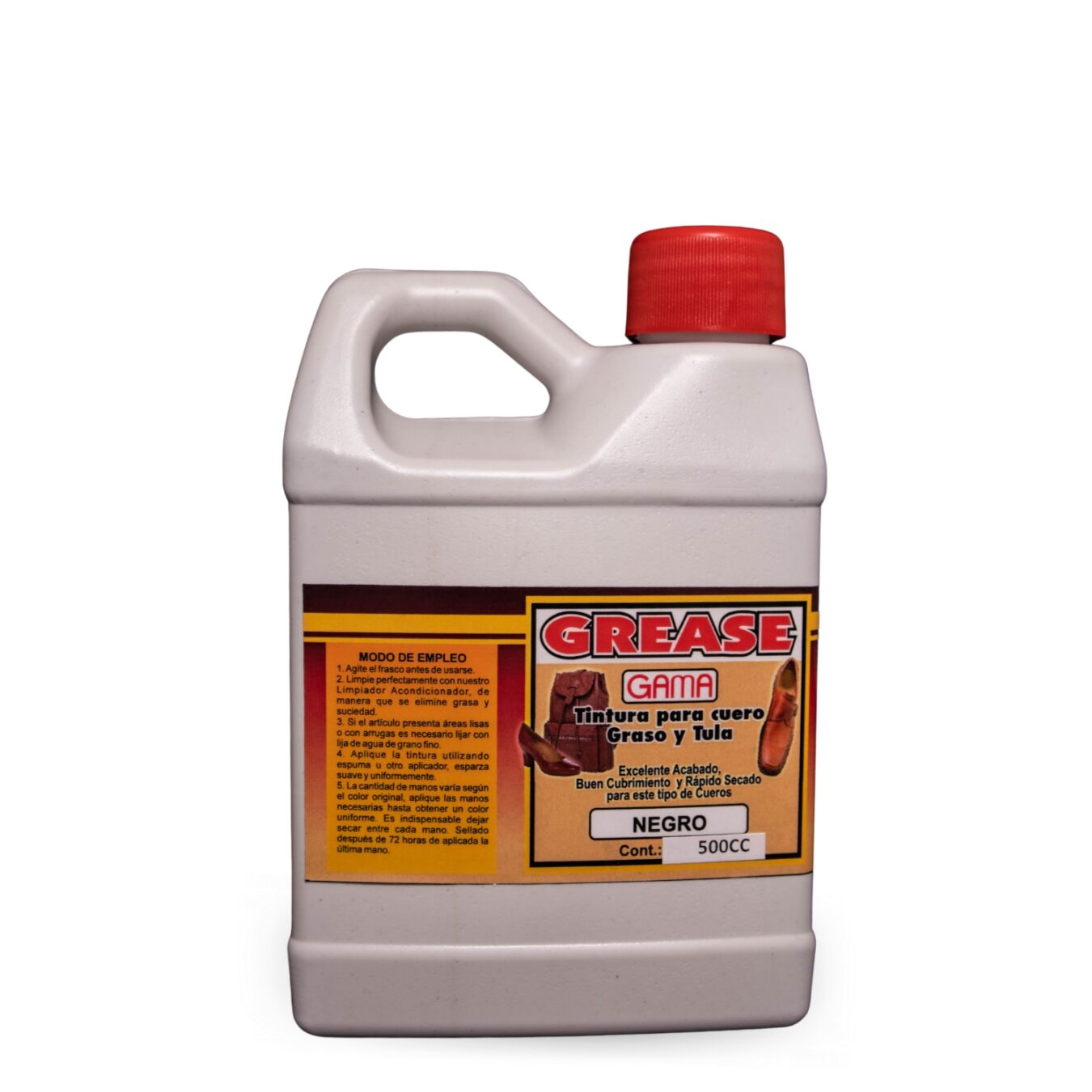 Grease - Tintura para Cuero Graso 500 CC