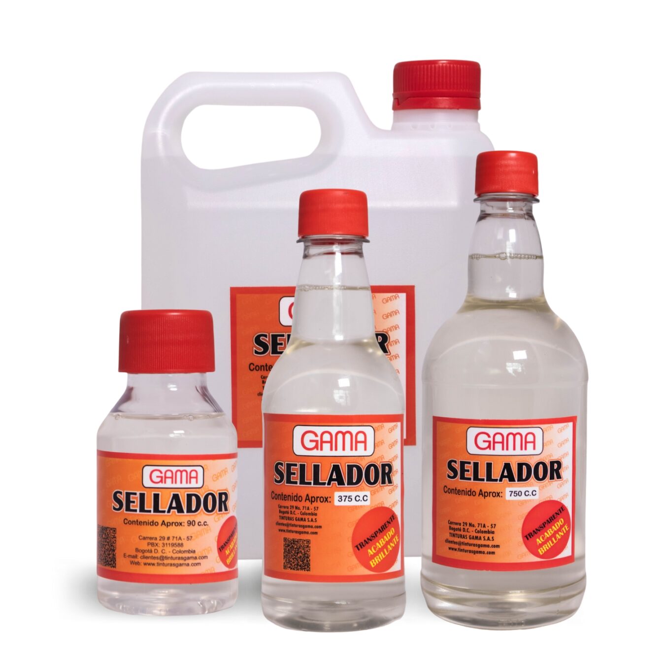 sellador para cuero tipo laca mate o brillante