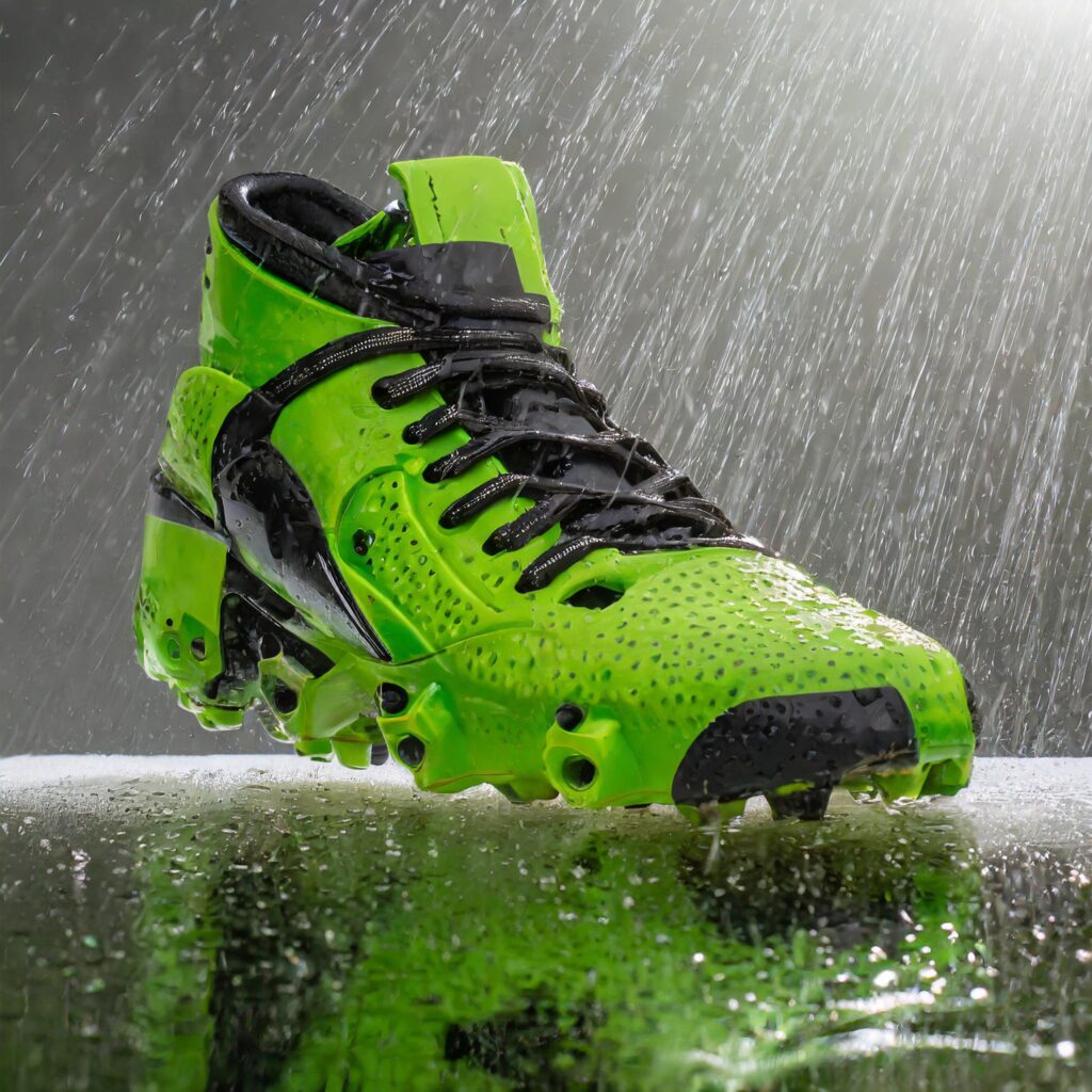 Grasa de Potro impermeabilizando Guayos de la lluvia